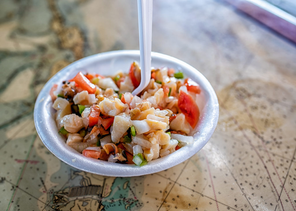 A Bowl Of Bahamian Conch Salad