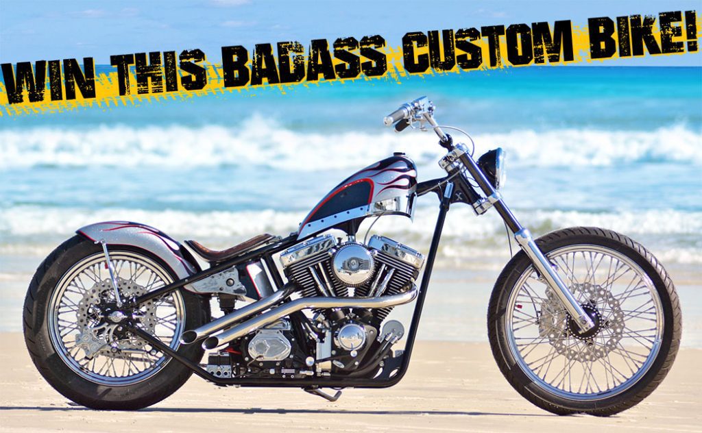 Win this badass custom motorcycle!