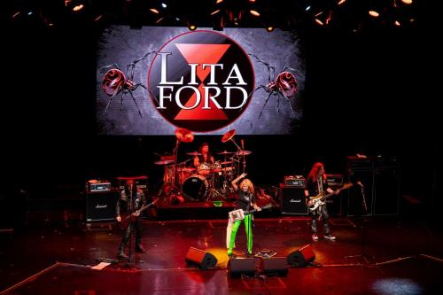 On The Main Stage - Lita Ford and Salute to Service Night (Red & Blue Cards)